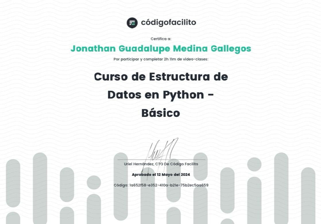 Estructuras de Datos con Python